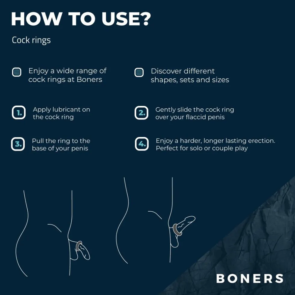 Boners 6-Delige Cockring Set