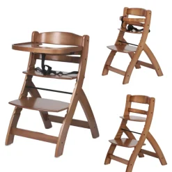 Born Lucky Kinderstoel Hout Walnoot