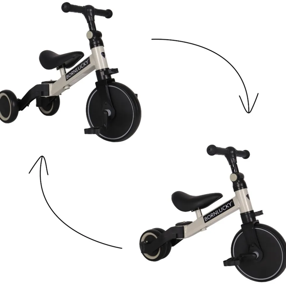 Born Lucky Loopfiets Trike Olijf