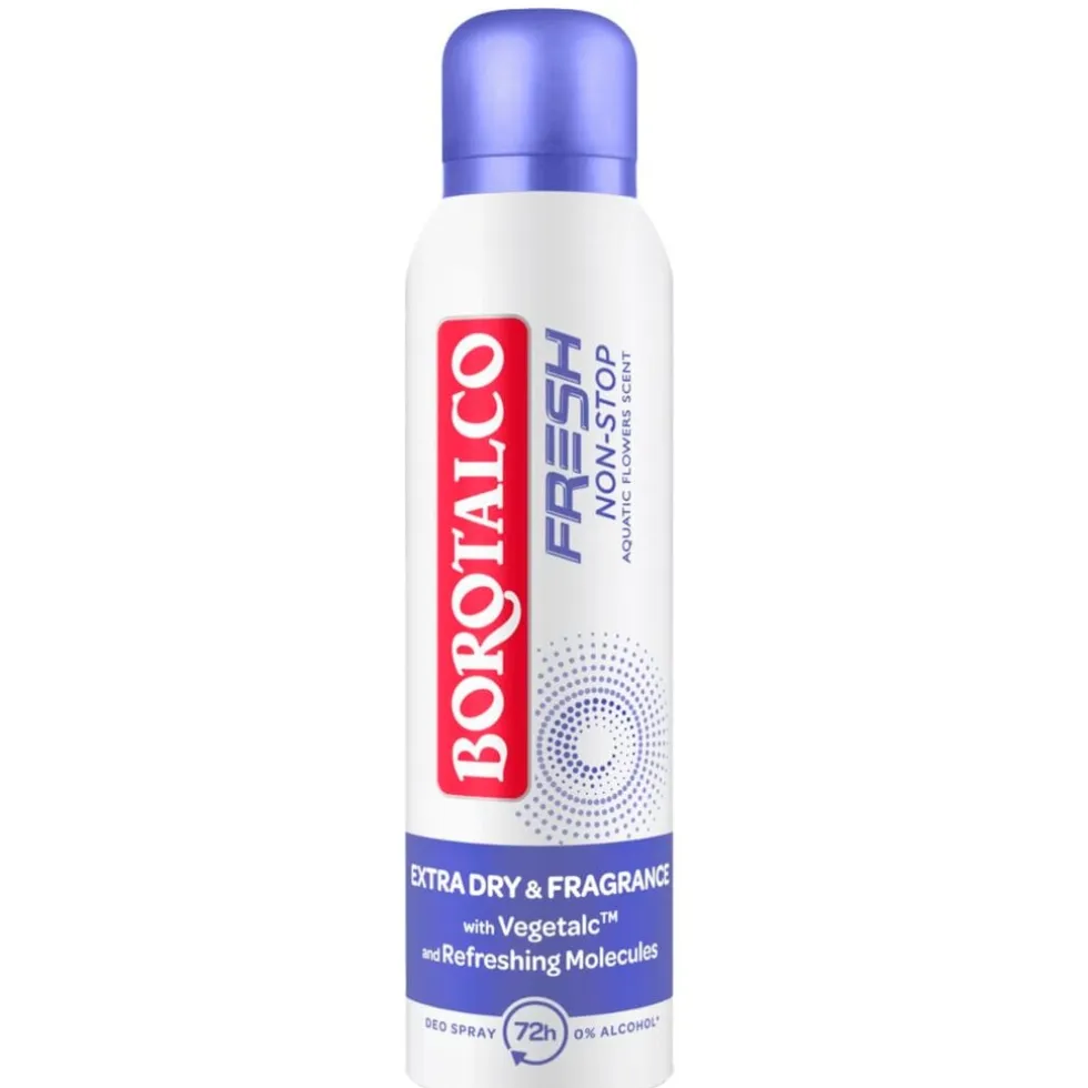 Borotalco Fresh Non-Stop Aquatic Flowers Deodorant Spray