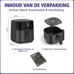Brabantia Airfryer XL BBEK1134