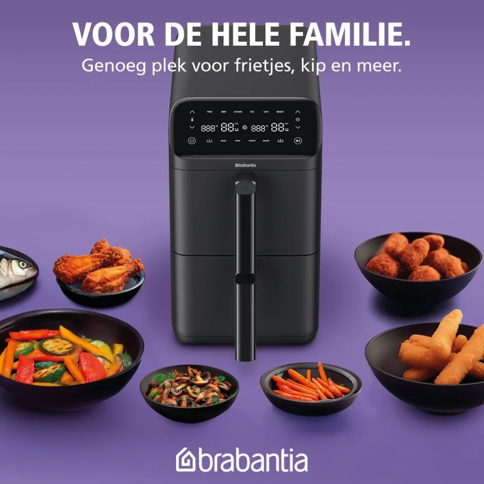 Brabantia Dubbele Airfryer XXL BBEK1240