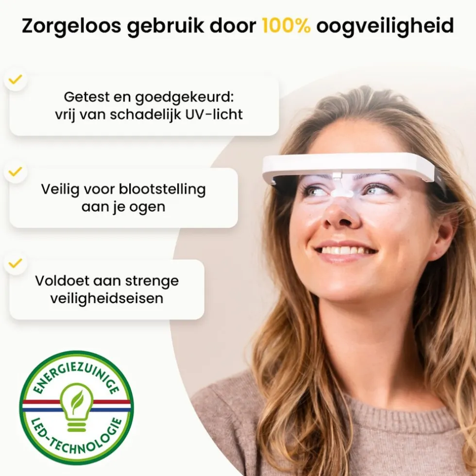 BrellaVio Daglichtbril PRO - Alternatief voor 12.000 Lux daglichtlamp