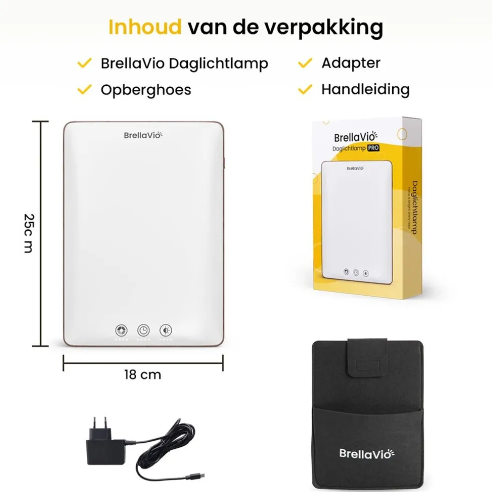 BrellaVio Daglichtlamp PRO 12.000 Lux