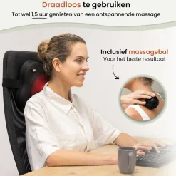 BrellaVio Draadloos Massagekussen + Massagebal