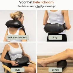 BrellaVio XL Draadloos Massagekussen + Massagebal