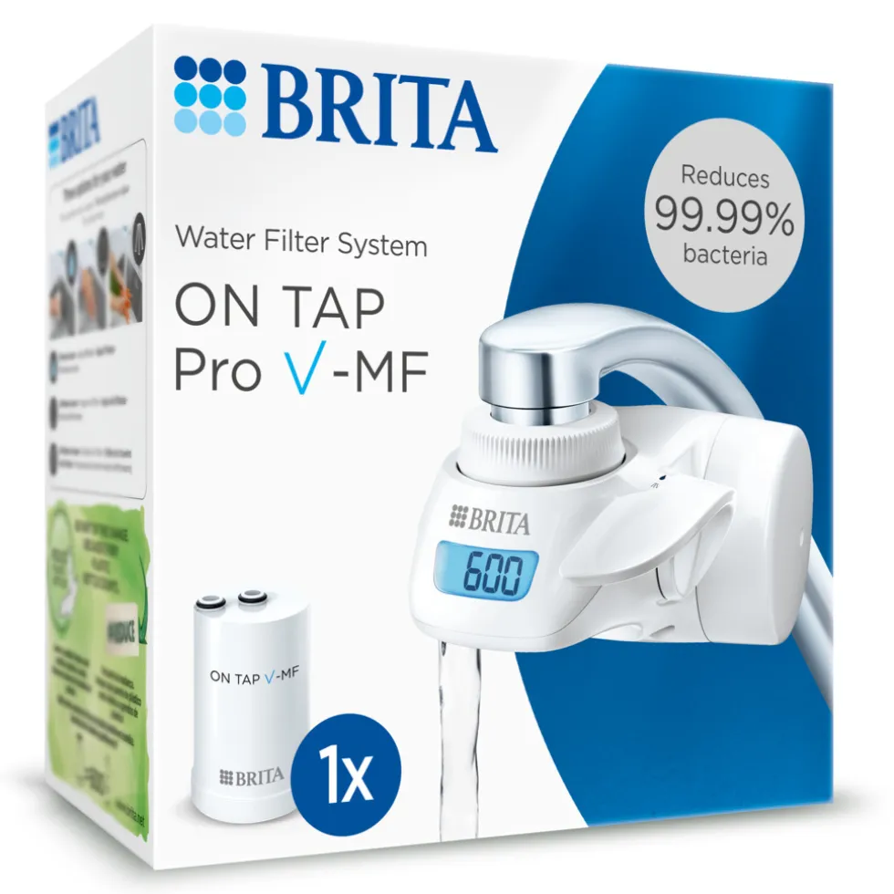 BRITA ON TAP Pro V-MF Waterfiltersysteem Inclusief 1 V-filter 600L Single Unit