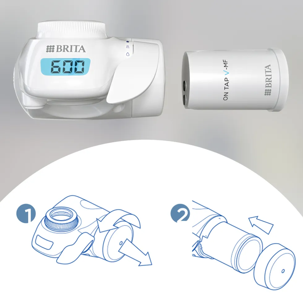 BRITA ON TAP V-filter 1 filter 600L Single Unit