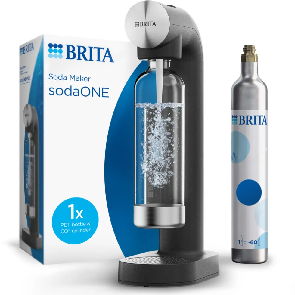 BRITA SodaONE Zwart Single Unit