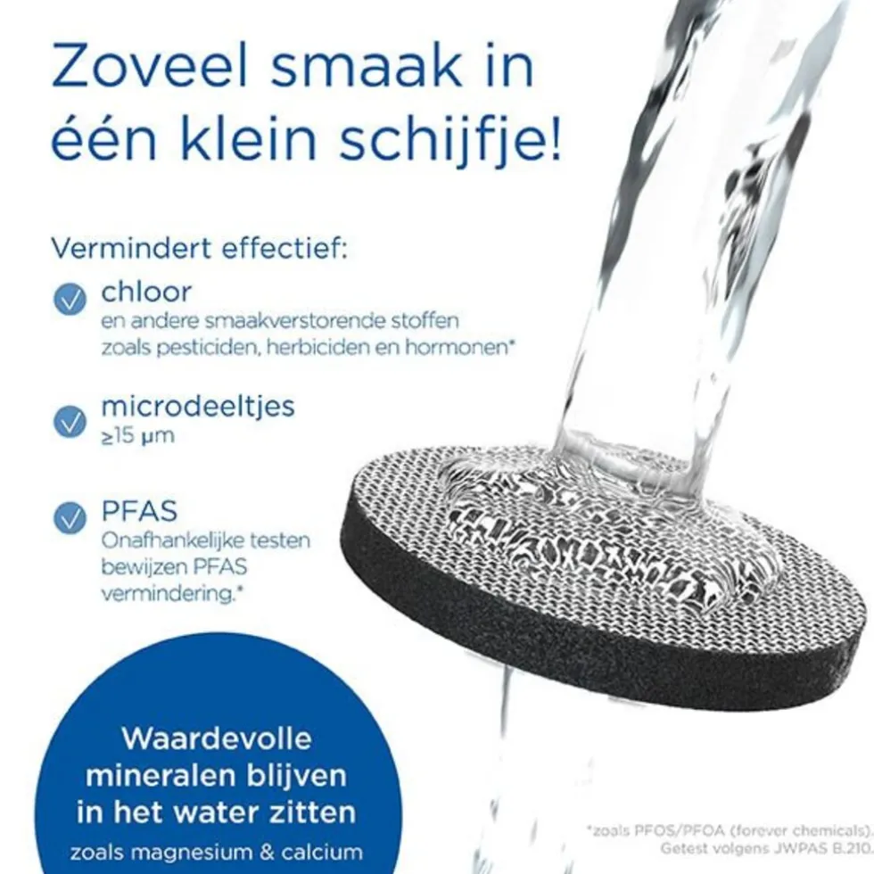 BRITA Waterfilterfles Active 0.6L Donkerblauw inclusief 2 MicroDisc Single Unit