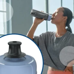 BRITA Waterfilterfles Active 0.6L Donkerblauw inclusief 2 MicroDisc Single Unit