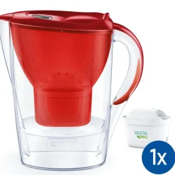 BRITA Waterfilterkan Marella Cool 2.4L Rood incl. 1 MAXTRA PRO