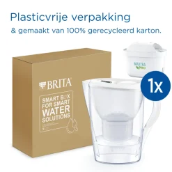 BRITA Waterfilterkan Marella Cool 2.4L Wit incl. 1 MAXTRA PRO ALL-IN-1 Waterfilterpatronen