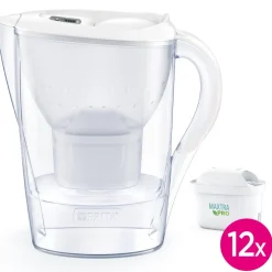 BRITA Waterfilterkan Marella Cool 2.4L Wit incl.12 MAXTRA PRO waterfilterpatroon