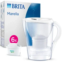 BRITA Waterfilterkan Marella Cool 2.4L Wit incl. 6 MAXTRA PRO waterfilterpatroon