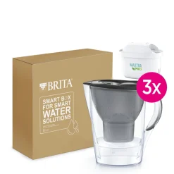 BRITA Waterfilterkan Marella Cool 2.4L Grijs incl. 3 MAXTRA PRO ALL-IN-1 Filterpatroon