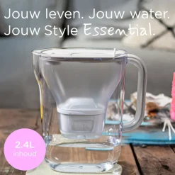 BRITA waterfilterkan Style Essential Wit (2,4L) incl. 3x MAXTRA PRO Pure Performance