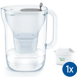 BRITA Waterfilterkan Style Cool 2.4L Grijs incl,1 MAXTRA PRO Waterfilterpatroon