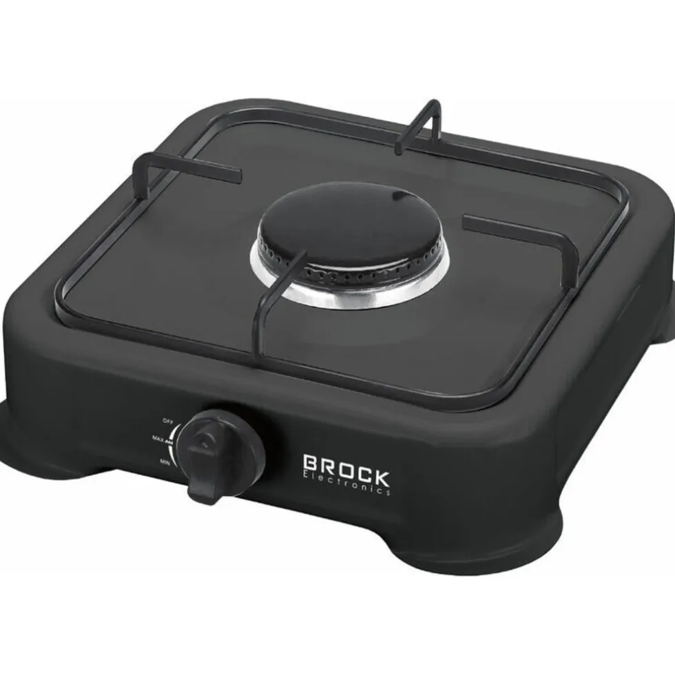 Brock Electronics draagbaar 1 pits gasfornuis camping kookstel