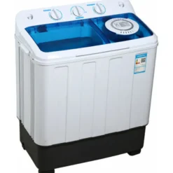 Brock xl camping wasmachine met dubbele trommel 6,8kg was en 5,0kg centrifuge capaciteit