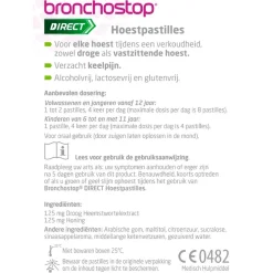Bronchostop Direct Hoestpastilles met Honing