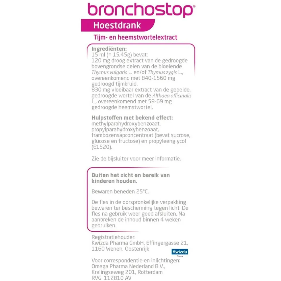 Bronchostop Hoestdrank