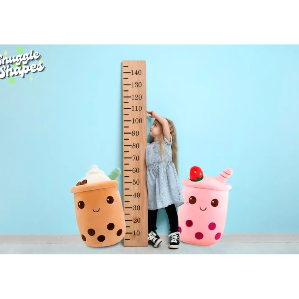 Bubble Tea Pink Snuggle Shape Knuffel