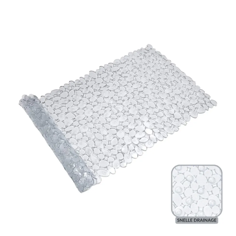 Buxibo Antislip Douchemat Badmat met Zuignappen voor Bad Douche Badkamer