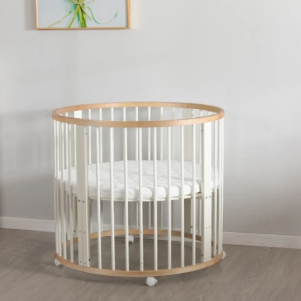 Buxibo Baby Box Grondbox Speelbox Playpen Kinderbox Rond Inclusief Matras