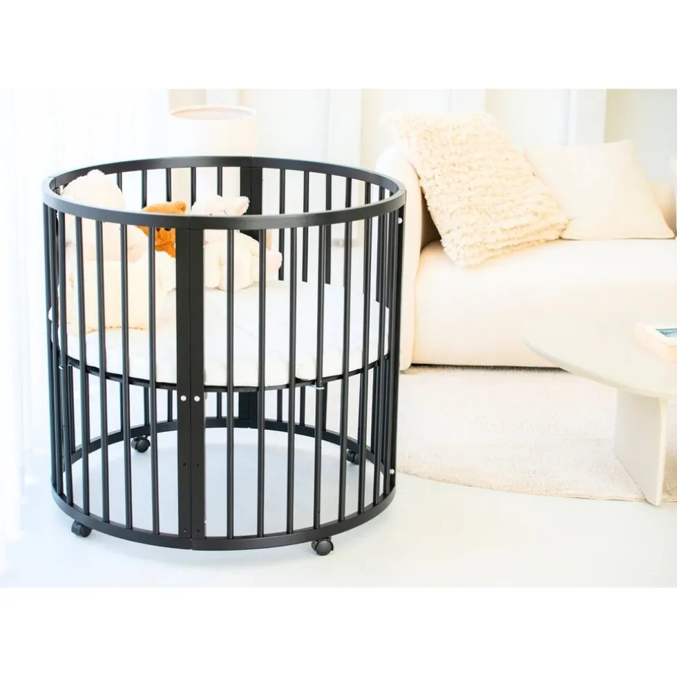 Buxibo Baby Box Grondbox Speelbox Playpen Kinderbox Rond Inclusief Matras