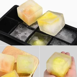 Buxibo IJsblokjes Tray Set 2 x 4 Vormen Set van 2