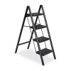 Buxibo Keukentrapje Vouwladder 4 Staps Keukenopstapje Opvouwbare ladderkruk