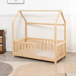 Buxibo Kinderbed met Matras Houten Peuterbed Huisbed