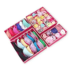 Buxibo Kleding Opbergbox Set Opvouwbaar 4 Stuks