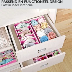 Buxibo Kleding Opbergbox Set Opvouwbaar 4 Stuks