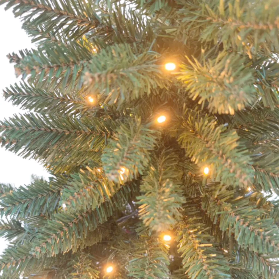 Buxibo PVC Kerstboom met 200 LED en 8 lichteffecten EU-stekker Metalen Standaard