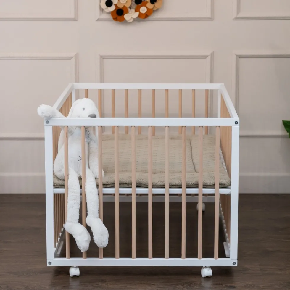 Cabino Baby Box Met Wieltjes Jolly Naturel