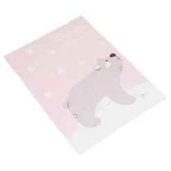 Cangaroo Dreamy Bear Pink 75 x 100 cm Wiegdeken