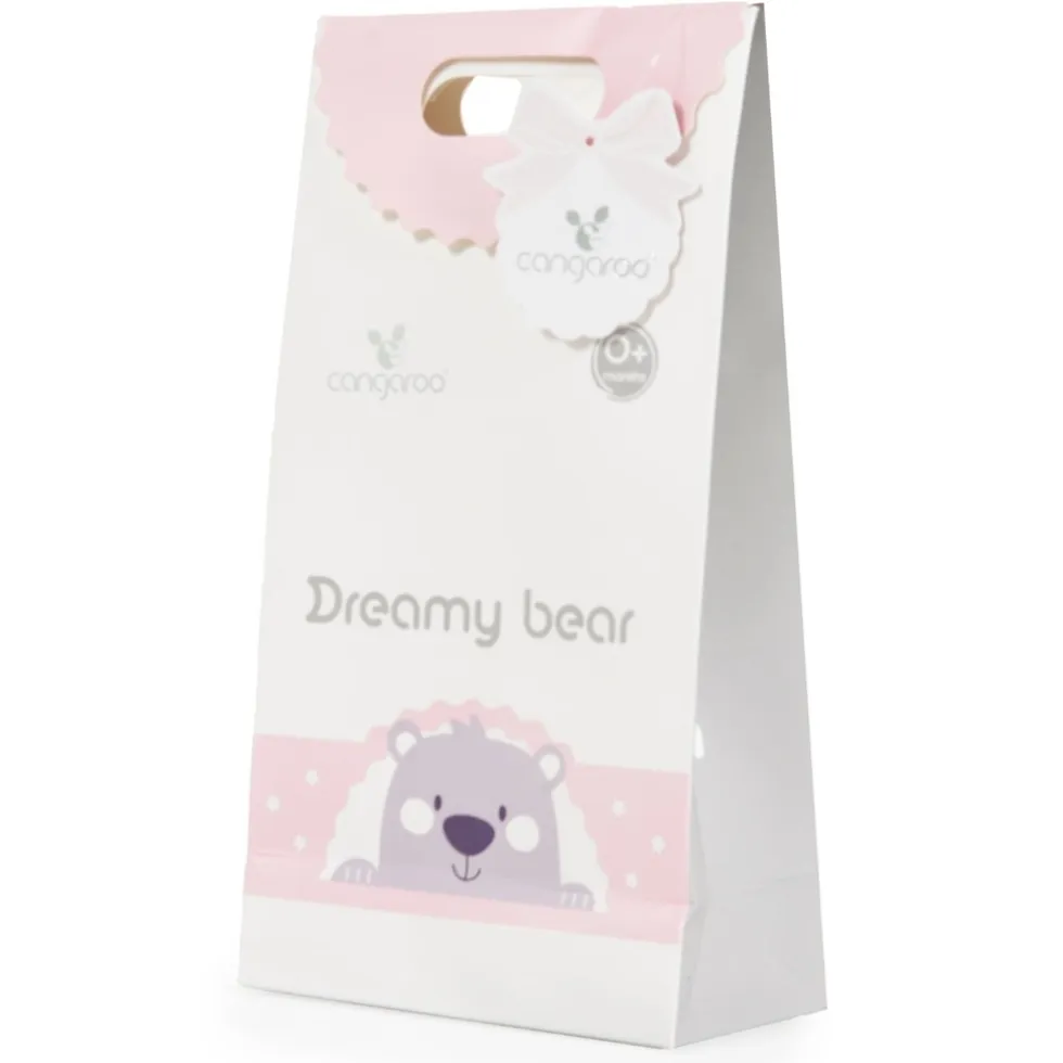 Cangaroo Dreamy Bear Pink 75 x 100 cm Wiegdeken