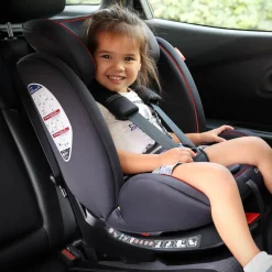 Carkids I-Size Autostoeltje Darcy 360° Draaibaar 40-150cm Isofix Zwart/Rood