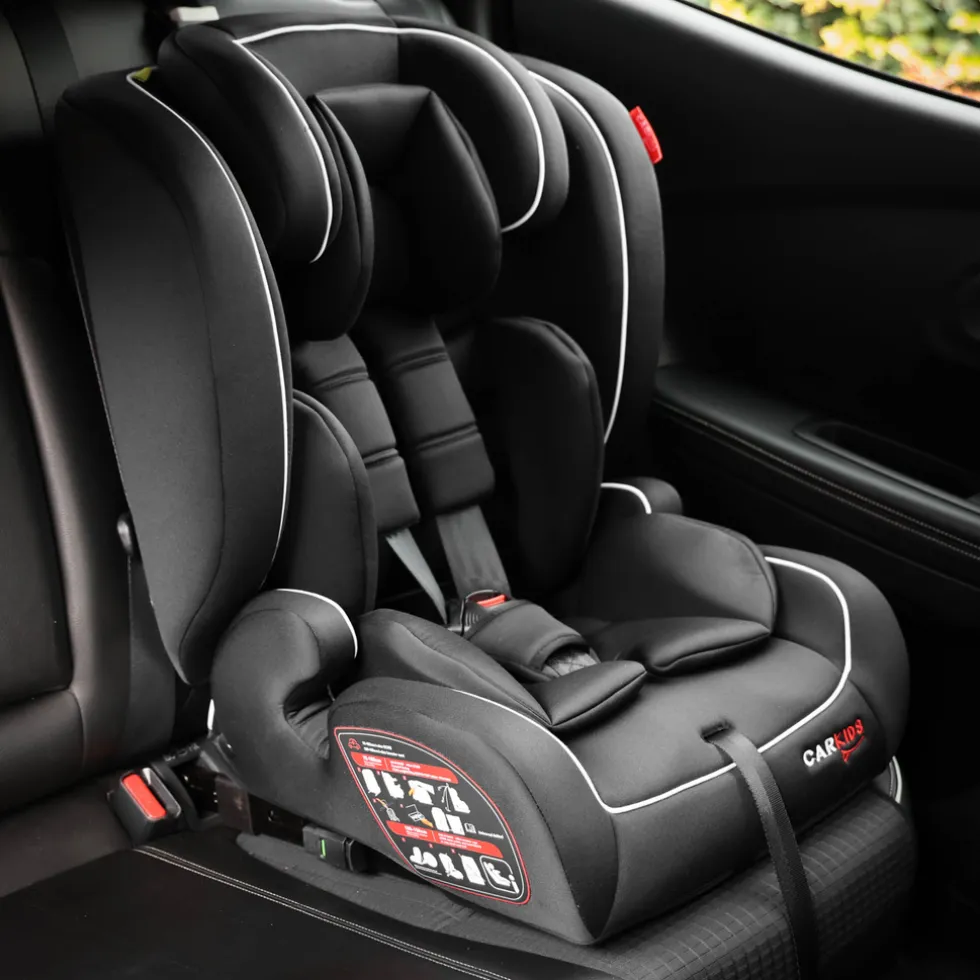 Carkids I-Size Autostoeltje Jessie 76-150cm Isofix Zwart/Wit