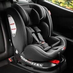 Carkids I-Size Autostoeltje Darcy 360° Draaibaar 40-150cm Isofix Zwart/Wit