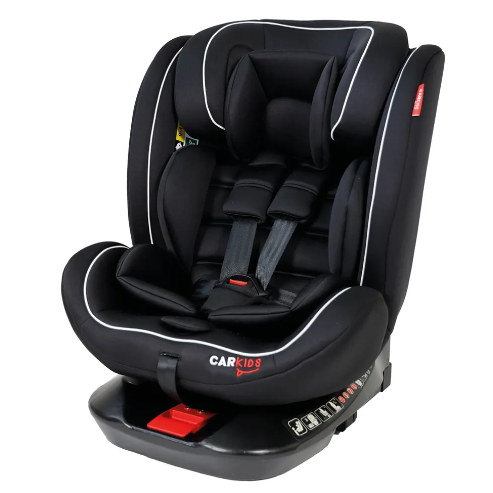 Carkids I-Size Autostoeltje Darcy 360° Draaibaar 40-150cm Isofix Zwart/Wit