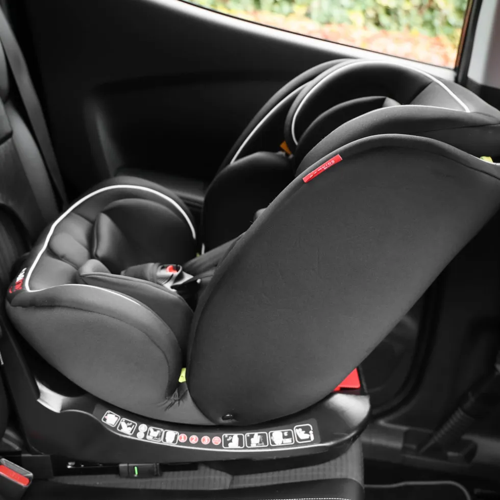 Carkids I-Size Autostoeltje Darcy 360° Draaibaar 40-150cm Isofix Zwart/Wit