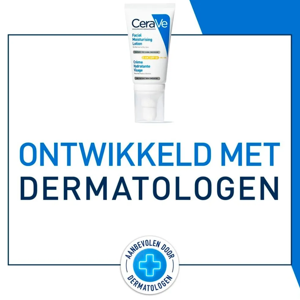CeraVe SPF50 Hydraterende Gezichtscrème