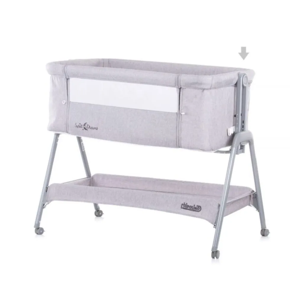 Chipolino Sweet Dreams Wieg/Co-sleeper met Wieltjes