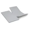 Cinderella Dubbele Splittopper Hoeslaken Katoen Satijn Sunday - light grey 180x210cm