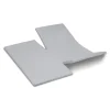 Cinderella Dubbele Splittopper Hoeslaken Katoen Weekend - light grey 180x210cm