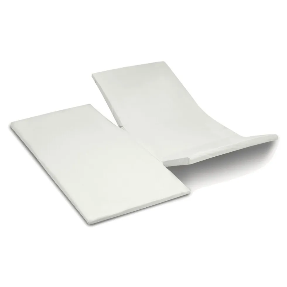 Cinderella Dubbele Splittopper Hoeslaken Katoen Satijn Sunday - ivory 180x210cm