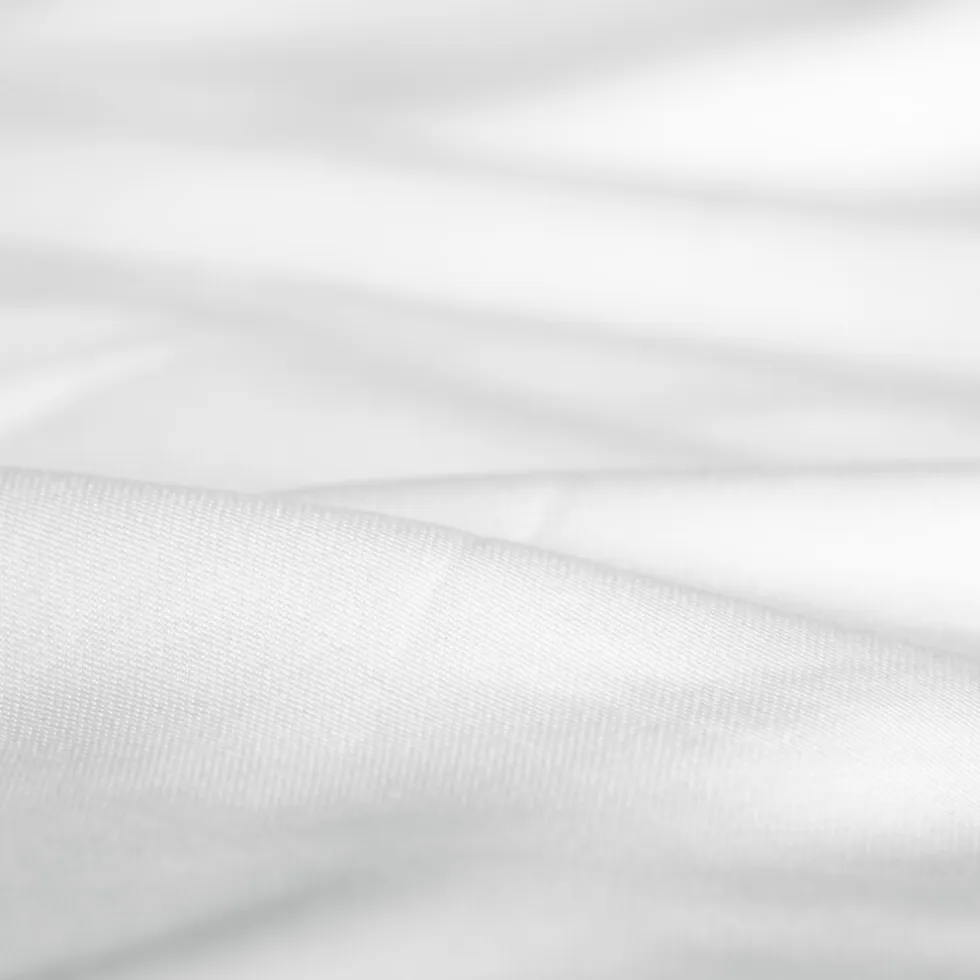 Cinderella Dubbele Splittopper Hoeslaken Katoen Satijn Sunday - white 180x200cm